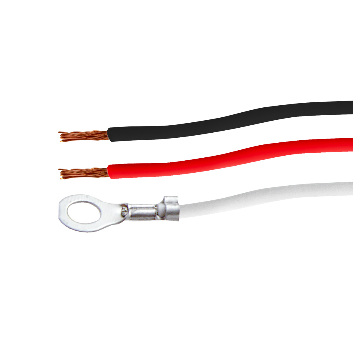 3 Wire Pigtail With 3 Prong Right Angle Plug - 12" Lead (Retail) - Thumbnail 4