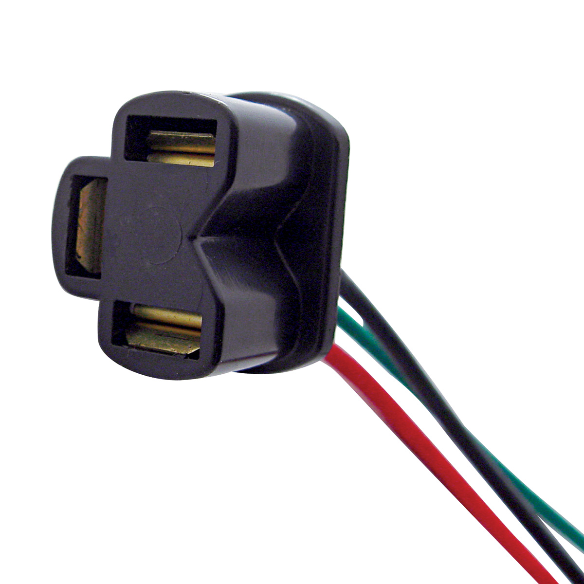 3 Contact Female Headlight Pigtail For H4 Halogen Bulb - Thumbnail 2