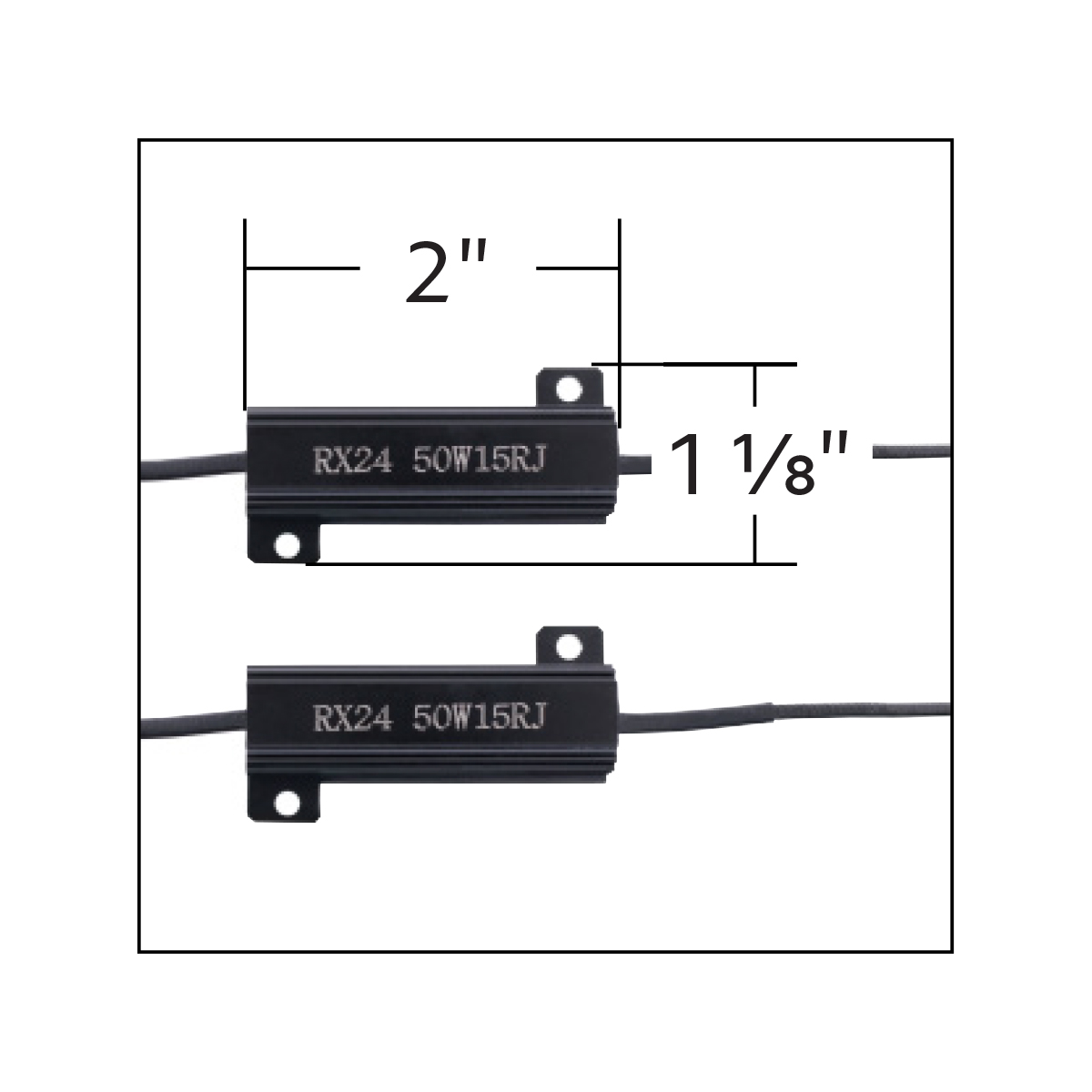 Load Resistor - 50-Watt. 15 Ohm (Pair) - Thumbnail 7