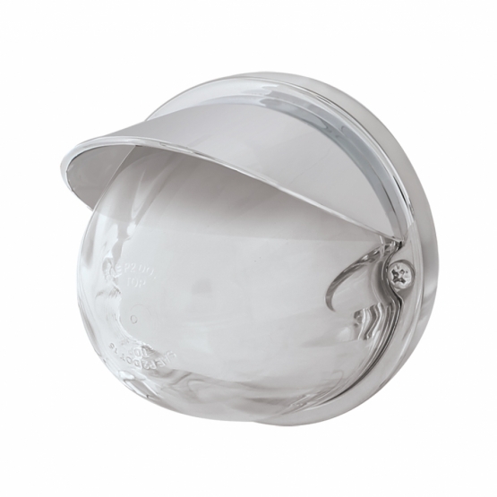 9 LED Dual Function GloLight Watermelon Flush Mount Kit With Visor - Amber LED/Clear Lens - Thumbnail 2