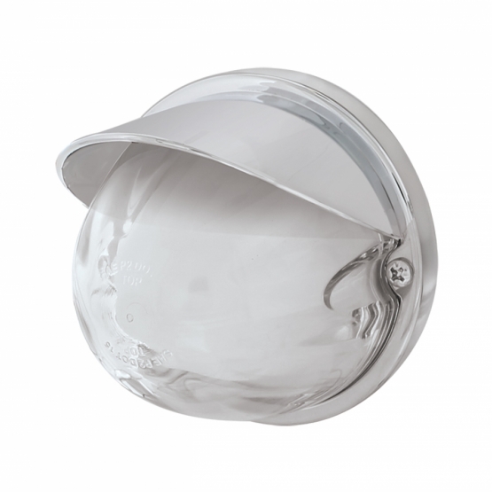 9 LED Dual Function GloLight Watermelon Flush Mount Kit With Visor - Red LED/Clear Lens - Thumbnail 2