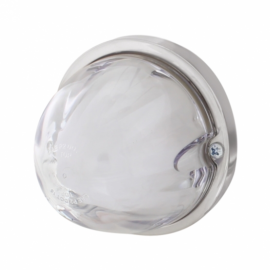 9 LED Dual Function GloLight Watermelon Flush Mount Kit - Amber LED/Clear Lens - Thumbnail 2