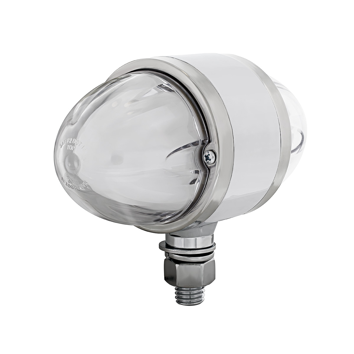 18 LED Dual Function GloLight Double Face Light - Amber & Red LED/Clear Lens - Thumbnail 2