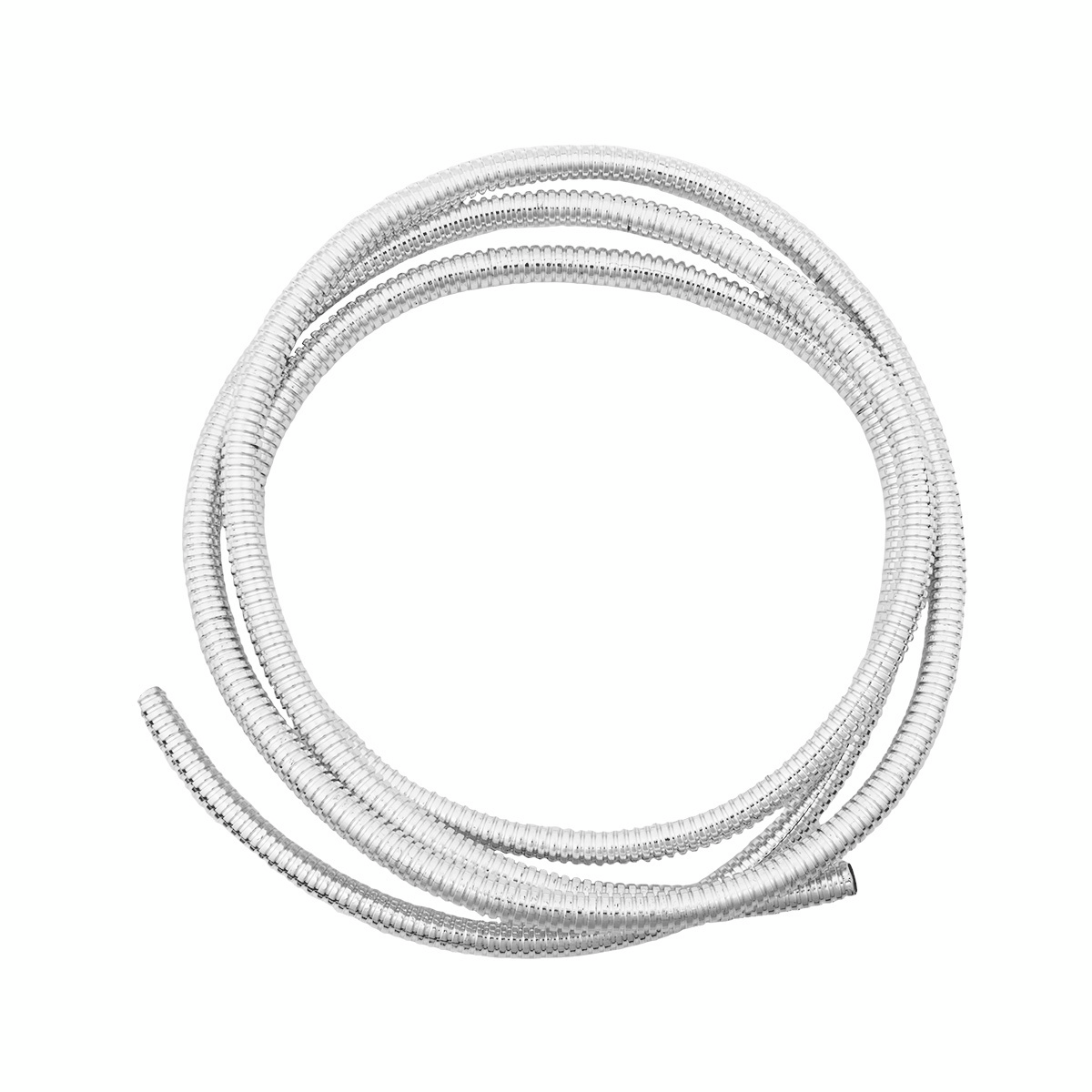 72" Long Chrome Wire Loom - 1/4" Diameter - Thumbnail 4