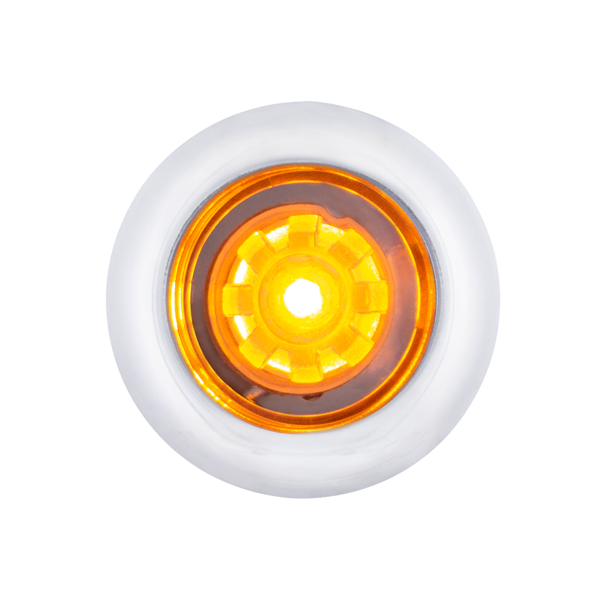 LED Dual Function ArcBlast 3/4" Mini Light (Clearance/Marker) - Amber LED/Clear Lens - Thumbnail 2