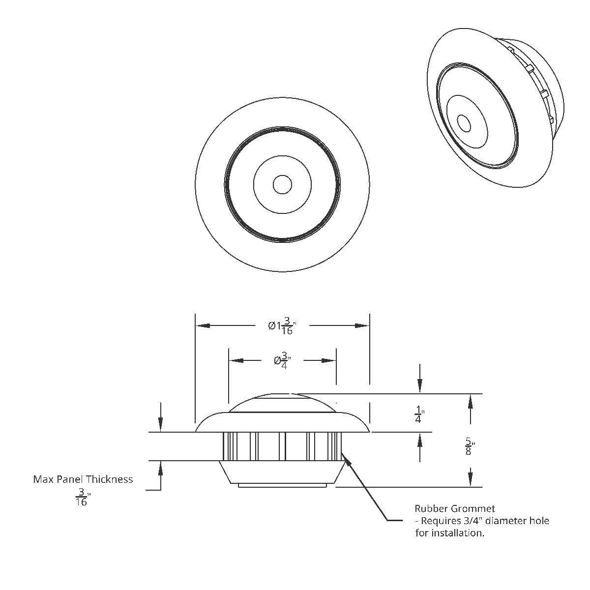 LED Dual Function ArcBlast 3/4" Mini Light (Clearance/Marker) - Amber LED/Clear Lens - Thumbnail 7