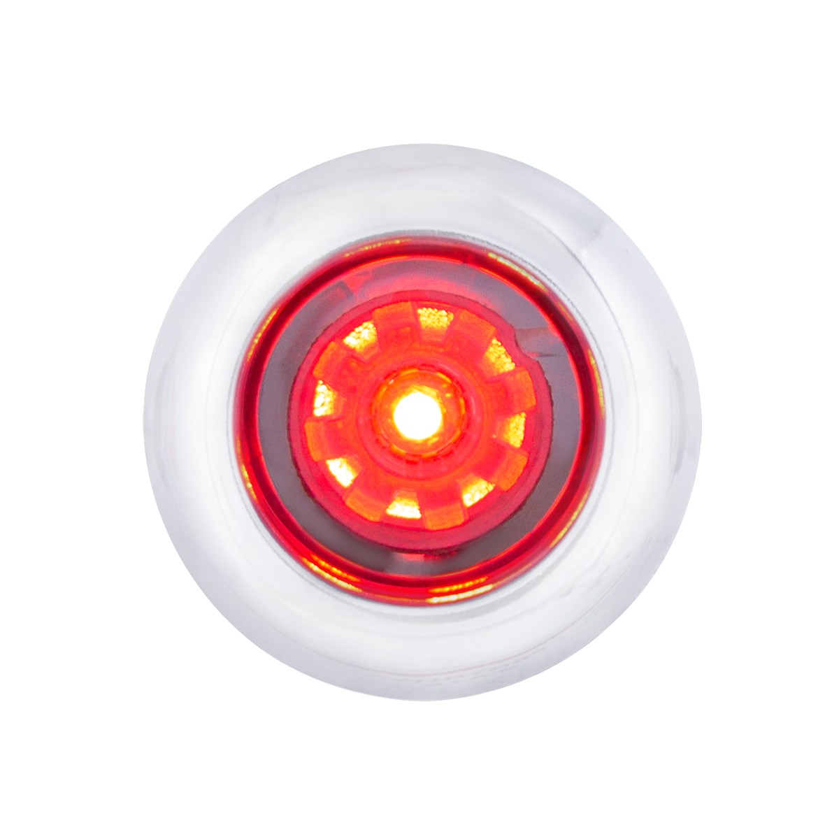LED Dual Function ArcBlast 3/4" Mini Light (Clearance/Marker) - Red LED/Clear Lens - Thumbnail 2