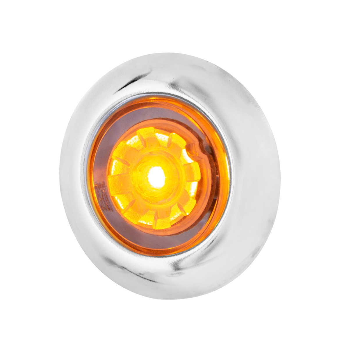 LED Single Function ArcBlast 3/4" Mini Light (Clearance/Marker) - Amber LED/Clear Lens - Thumbnail 3