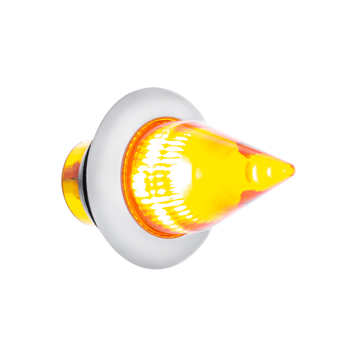 4 LED Dual Function 3/4" Mini Spike Light With SS Bezel (Clearance/Marker) - Amber LED/Amber Lens - Thumbnail 9