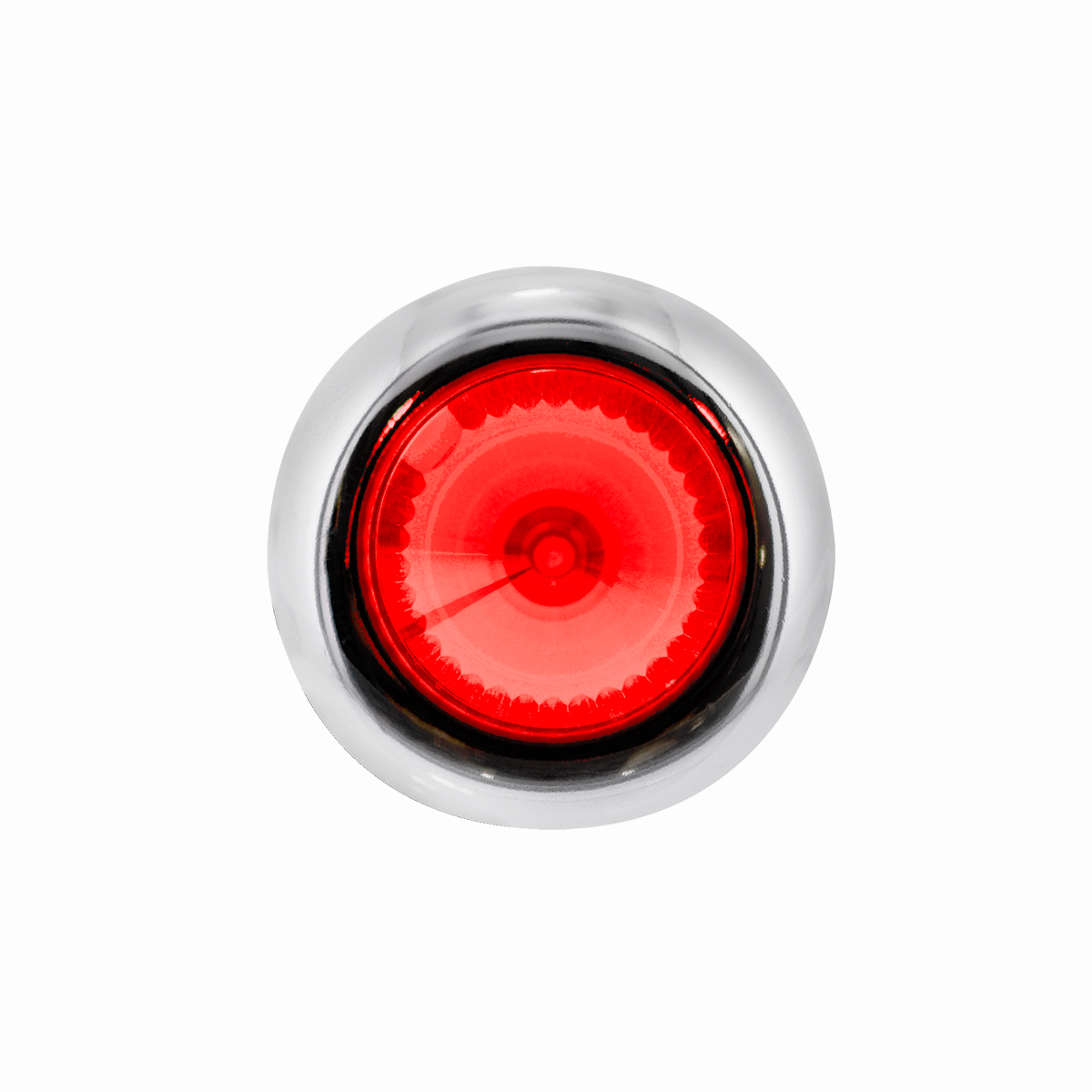 4 LED Dual Function 3/4" Mini Spike Light With SS Bezel (Clearance/Marker) - Red LED/Red Lens - Thumbnail 3
