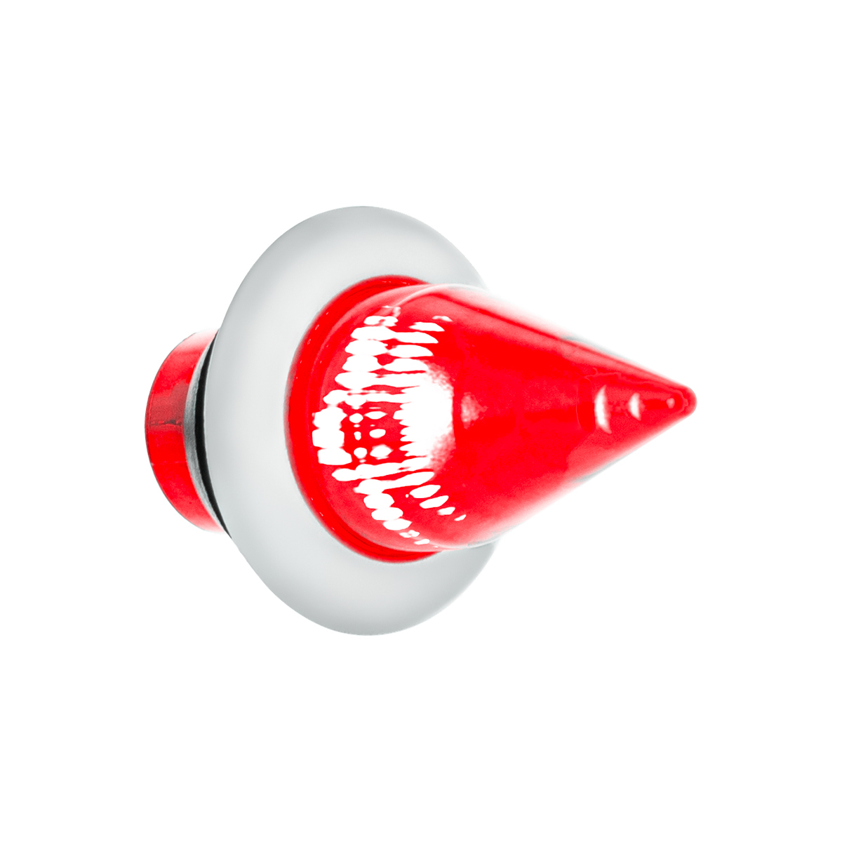 4 LED Dual Function 3/4" Mini Spike Light With SS Bezel (Clearance/Marker) - Red LED/Red Lens - Thumbnail 9