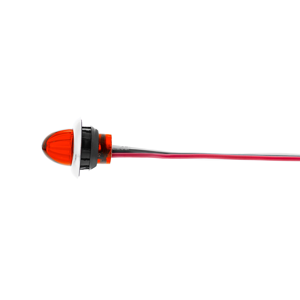 4 LED Dual Function 3/4" Mini Watermelon Light (Clearance/Marker) - Red LED/Red Lens - Thumbnail 8