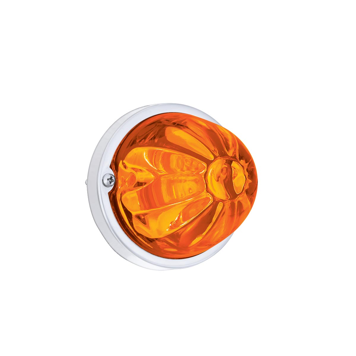 Glass Watermelon Light Kit With LED Light-Amber LED/Amber Lens - Thumbnail 2