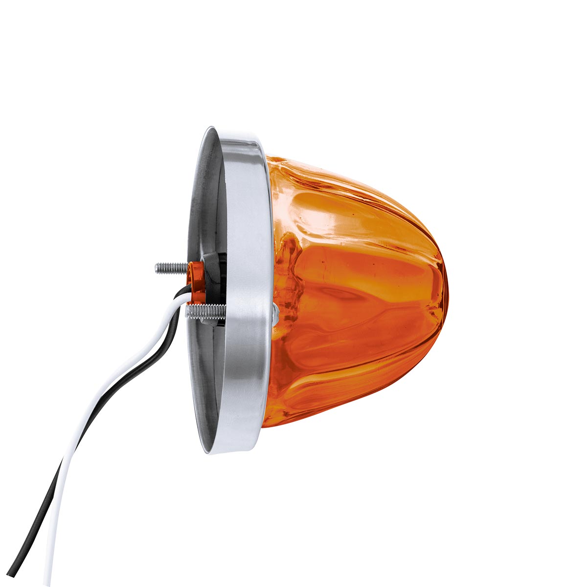 Glass Watermelon Light Kit With LED Light-Amber LED/Amber Lens - Thumbnail 5