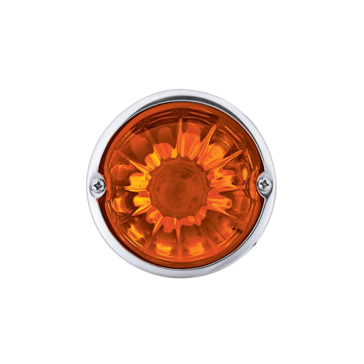 Glass Watermelon Light Kit With LED Light-Amber LED/Dark Amber Lens - Thumbnail 4