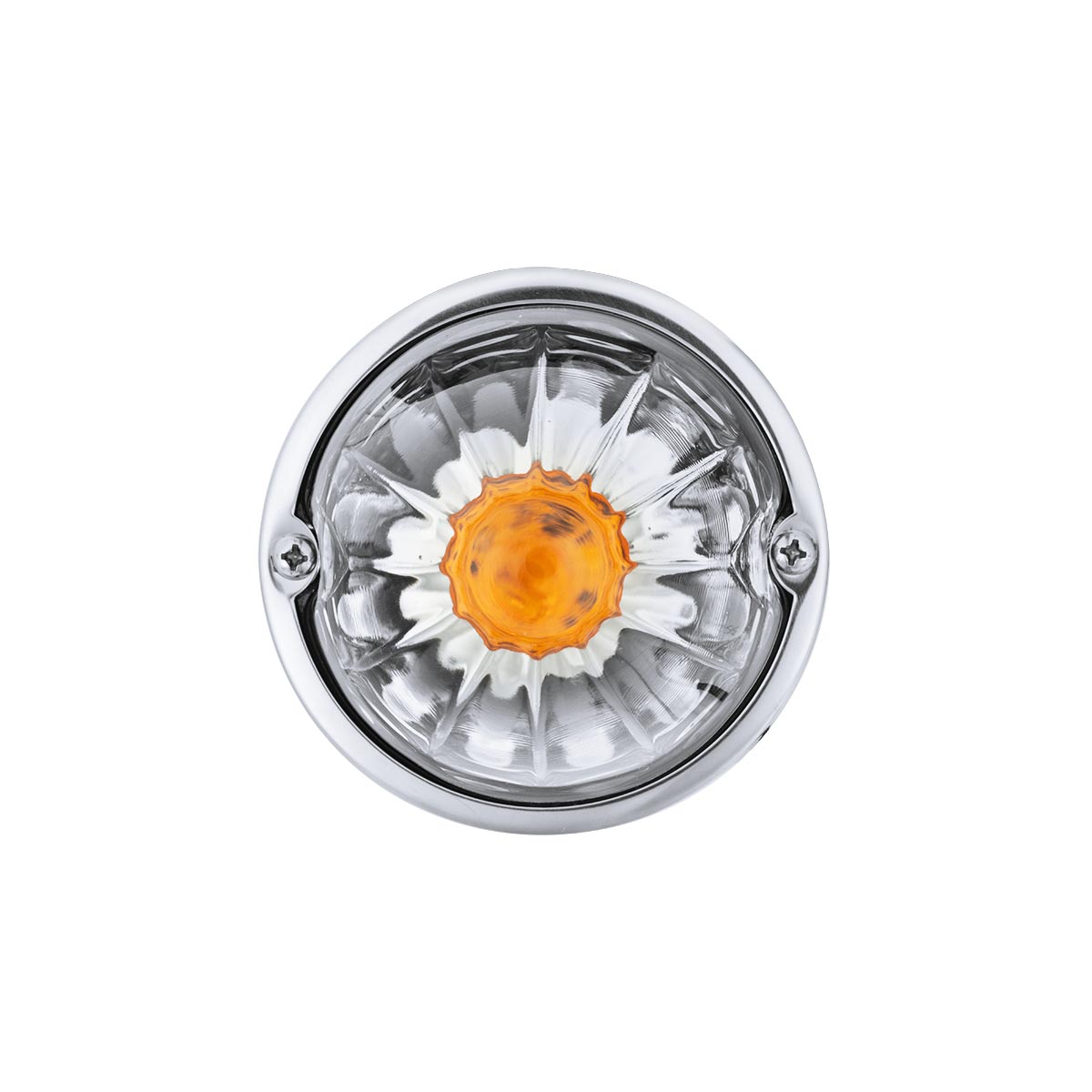 Glass Watermelon Light Kit With LED Light-Amber LED/Clear Lens - Thumbnail 4