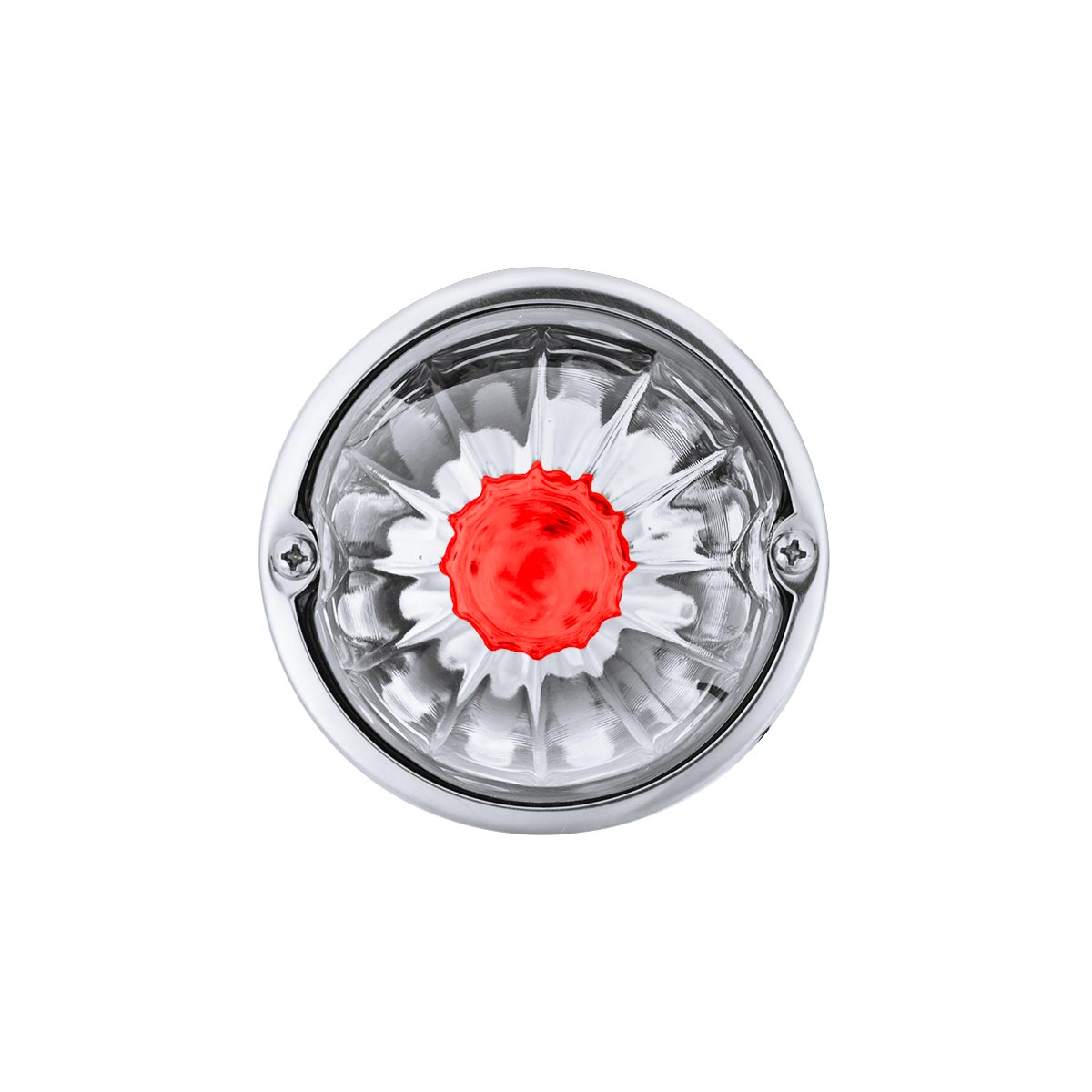 Glass Watermelon Light Kit With LED Light-Red LED/Clear Lens - Thumbnail 4