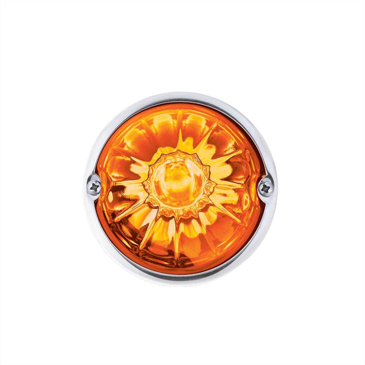 Glass Watermelon Light Kit With 2 LED Light-Amber LED/Amber Lens - Thumbnail 4