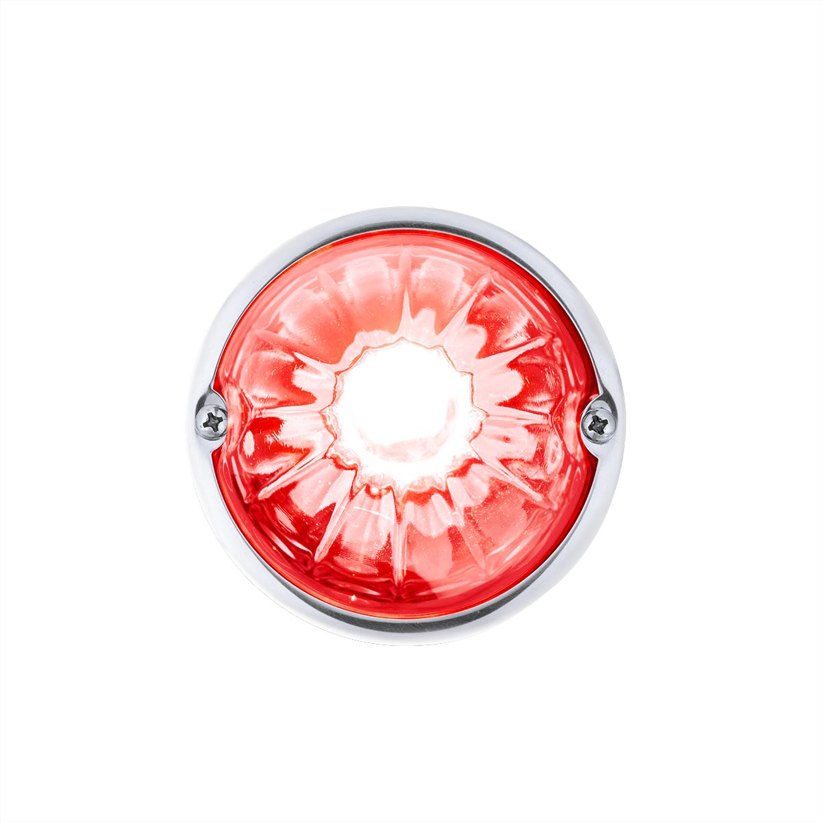 Glass Watermelon Light Kit With 2 LED Light-Red LED/Clear Lens - Thumbnail 3