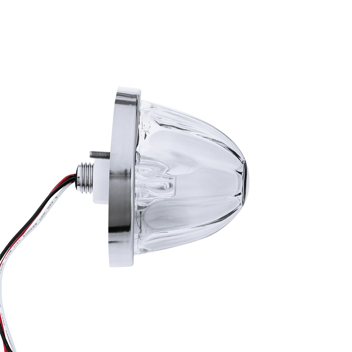 Glass Watermelon Light Kit With 2 LED Light-Red LED/Clear Lens - Thumbnail 5