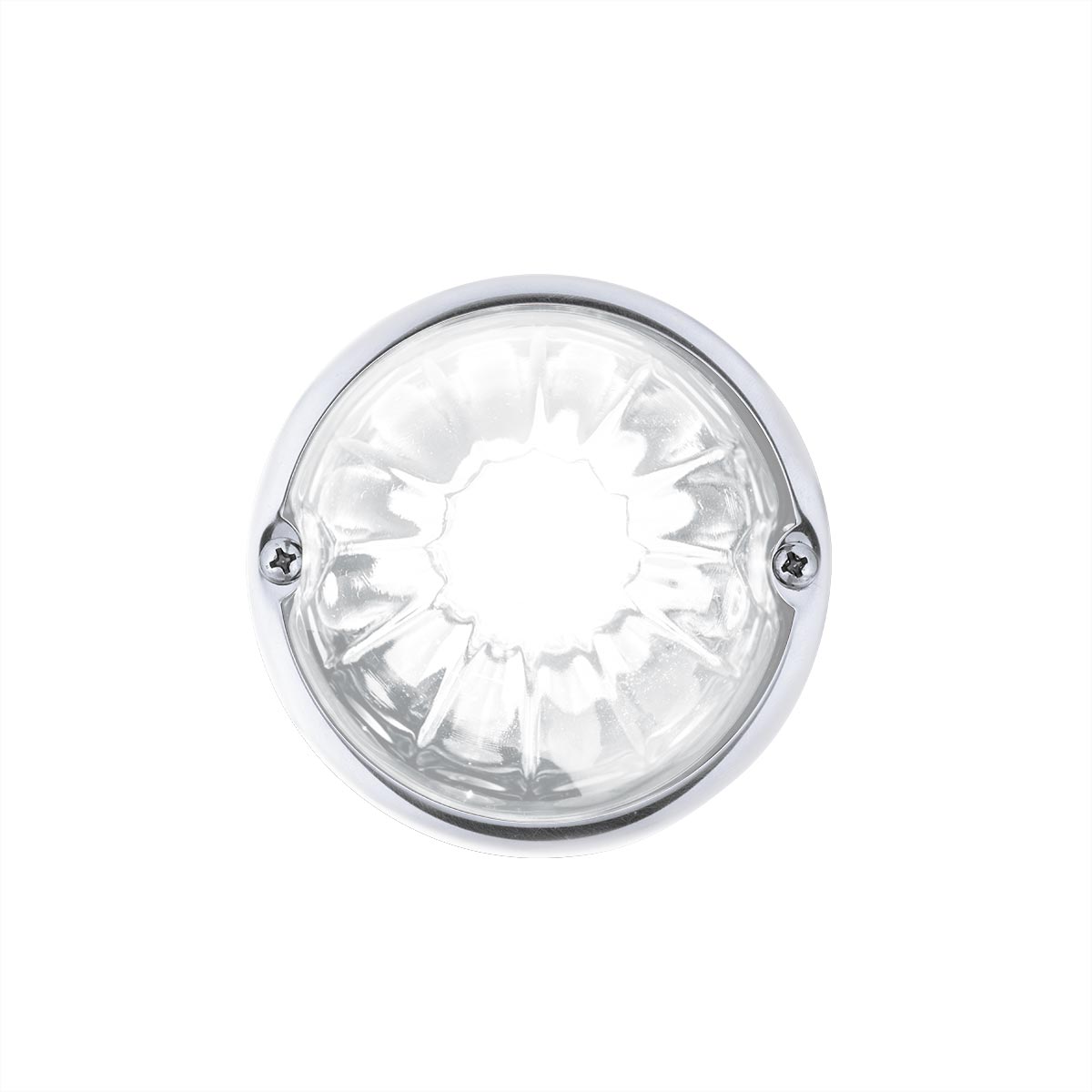 Glass Watermelon Light Kit With 2 LED Light-White LED/Clear Lens - Thumbnail 3