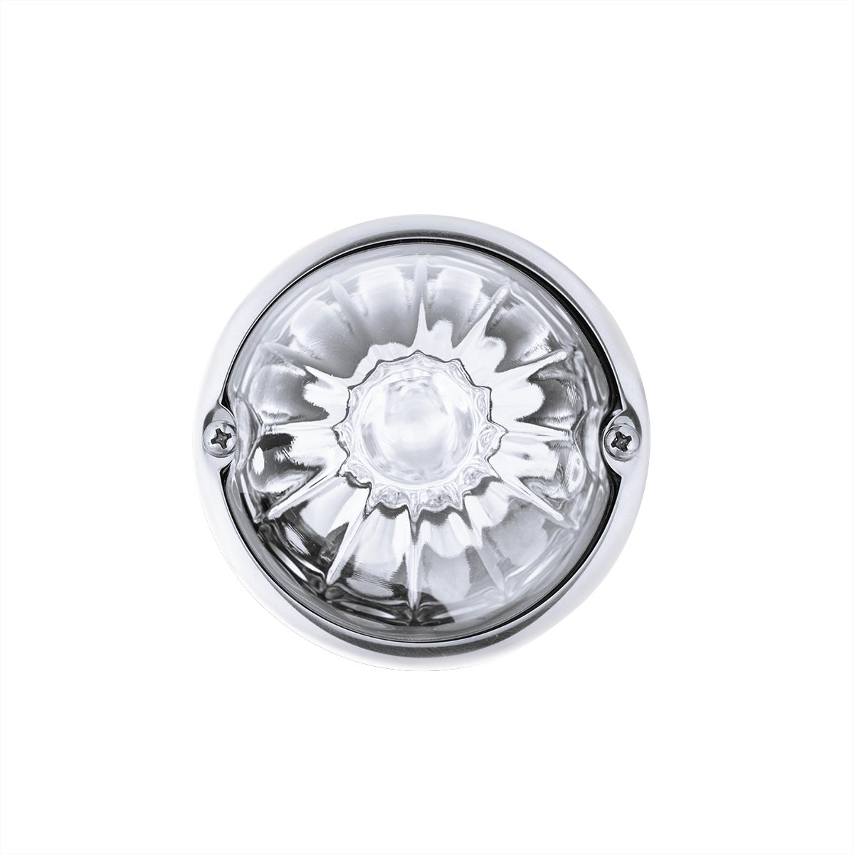 Glass Watermelon Light Kit With 2 LED Light-White LED/Clear Lens - Thumbnail 4