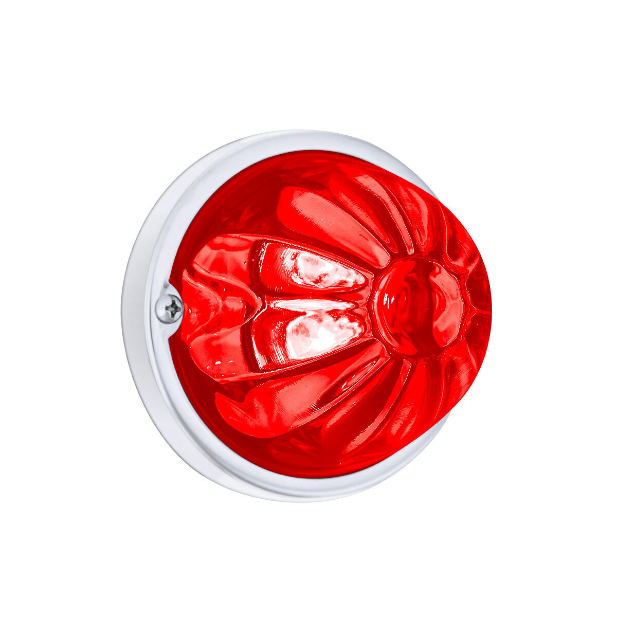 Glass Watermelon Light Kit With 4 LED Light-Red LED/Red Lens - Thumbnail 10