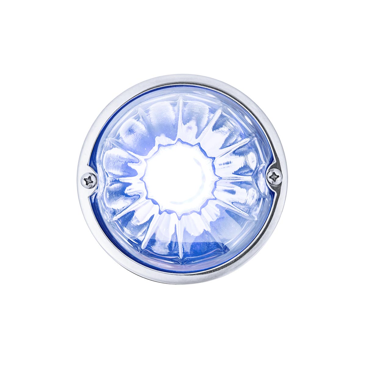 Glass Watermelon Light Kit With 4 LED Light-Blue LED/Clear Lens - Thumbnail 3