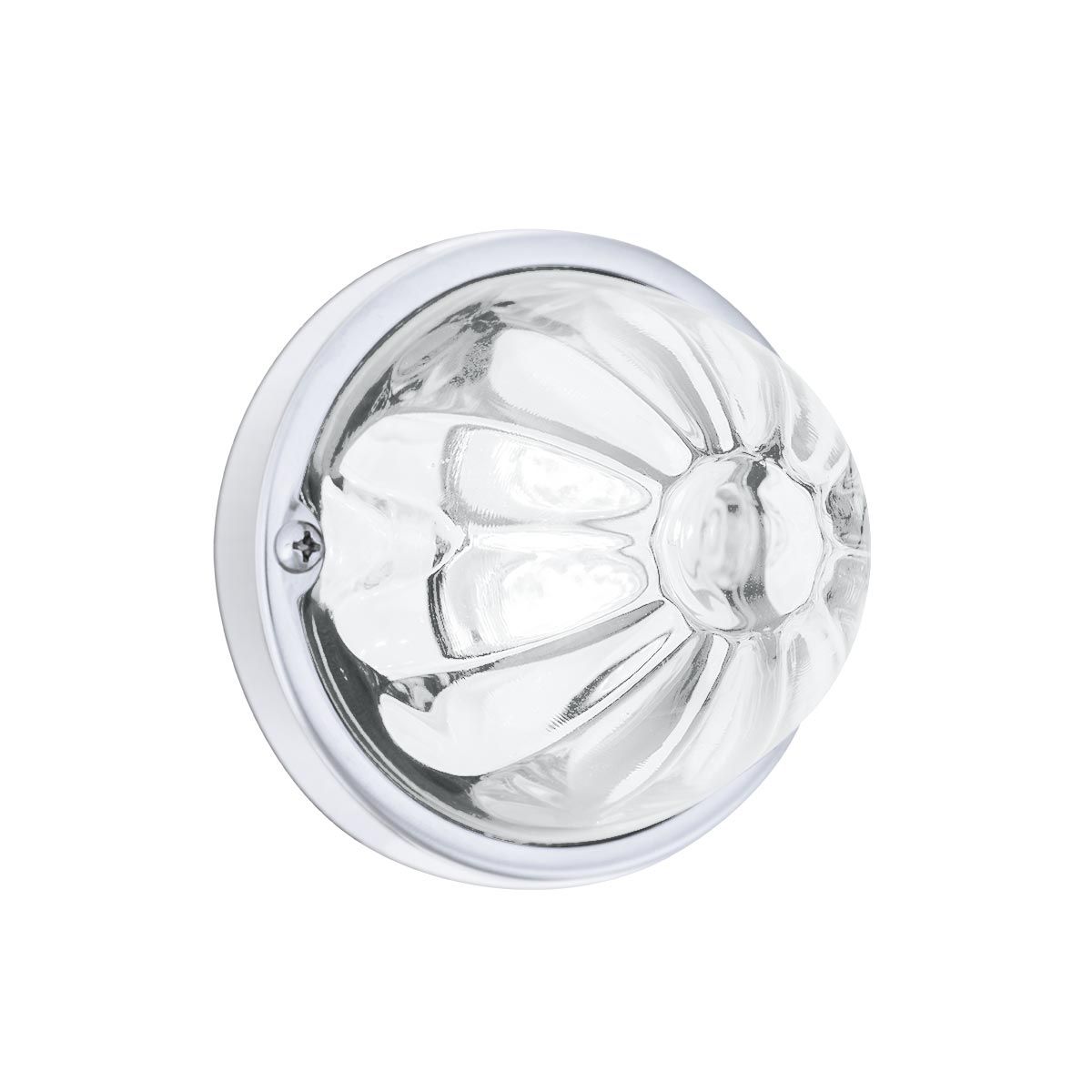 Glass Watermelon Light Kit With 4 LED Light-White LED/Clear Lens