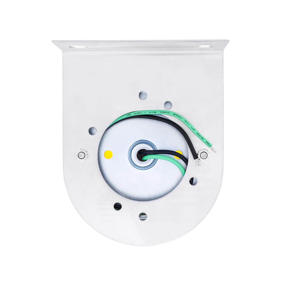 UltraBurst Glass Watermelon Light With Stainless Steel Light Bracket Kit-Amber LED/Amber Lens - Thumbnail 6