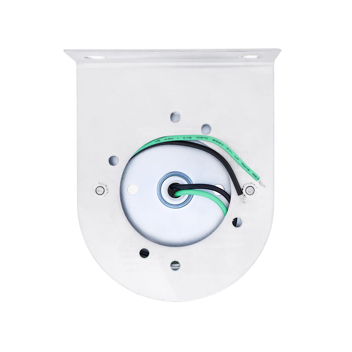 UltraBurst Glass Watermelon Light With Stainless Steel Light Bracket Kit-Amber LED/Clear Lens - Thumbnail 6