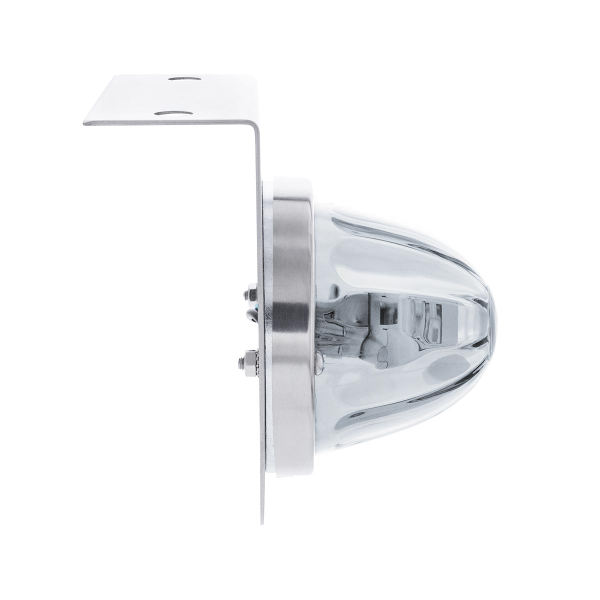 UltraBurst Glass Watermelon Light With Stainless Steel Light Bracket Kit-White LED/Clear Lens - Thumbnail 5