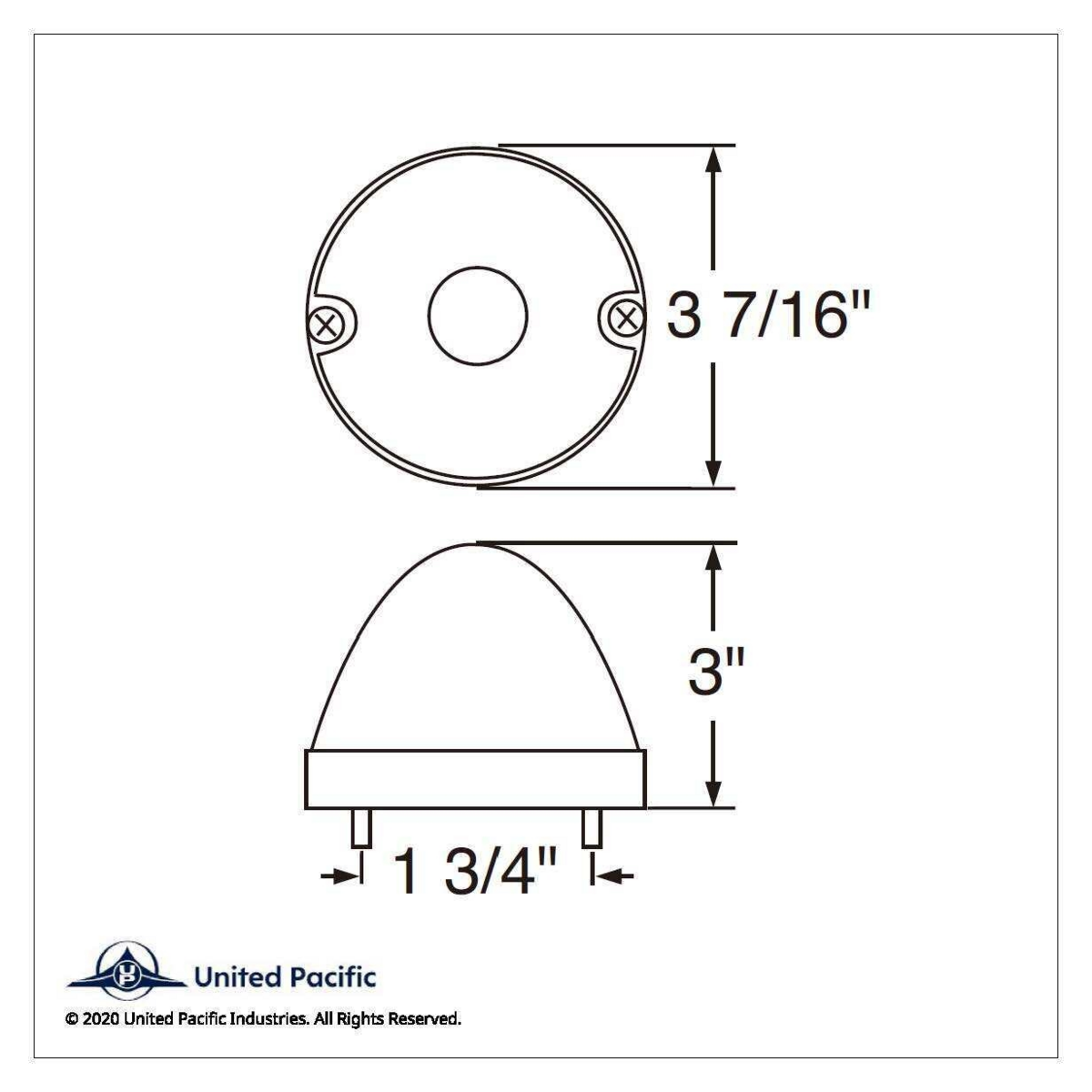 UltraBurst Glass Watermelon Light Flush Mount Kit-Red LED/Clear Lens - Thumbnail 10