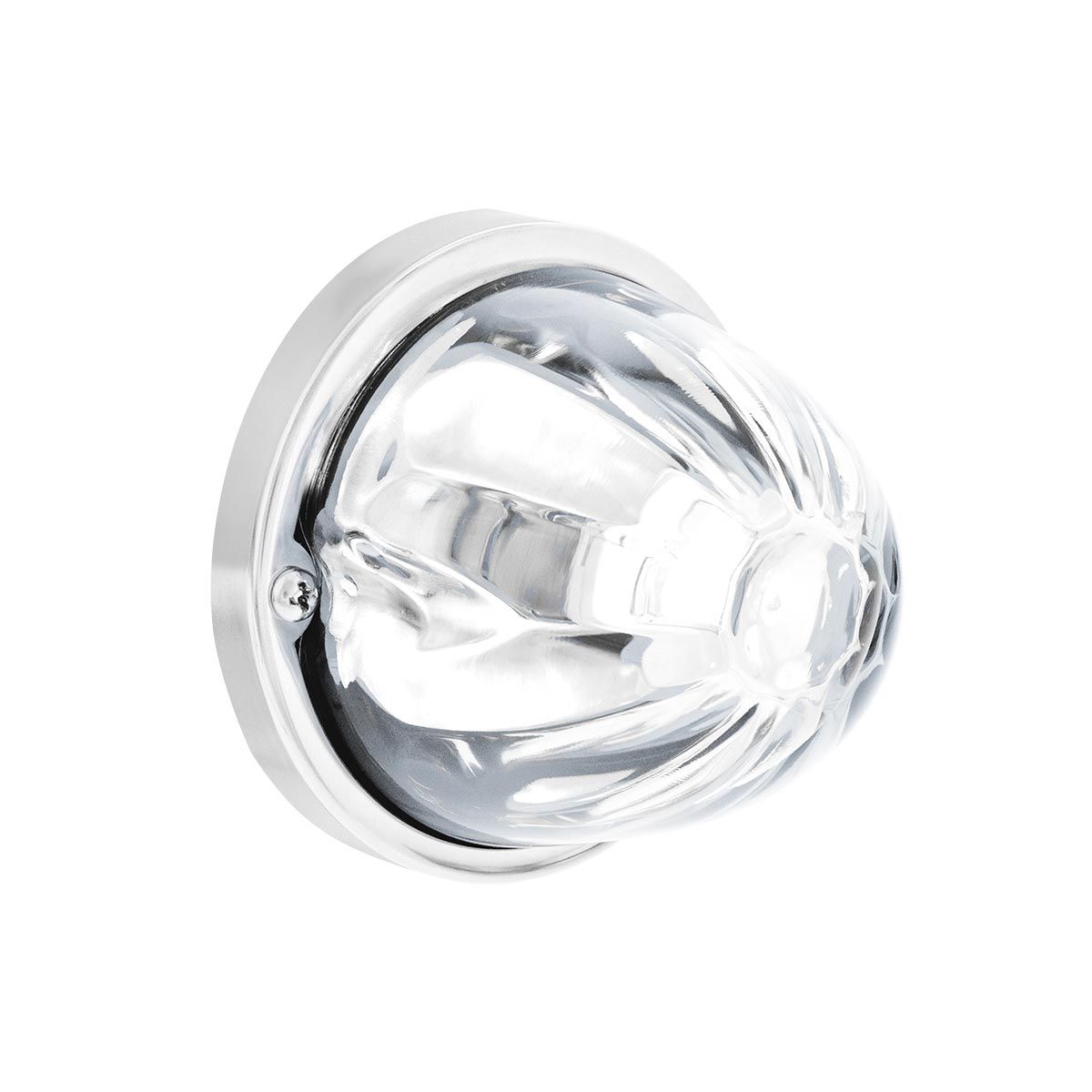 UltraBurst Glass Watermelon Light Flush Mount Kit-White LED/Clear Lens