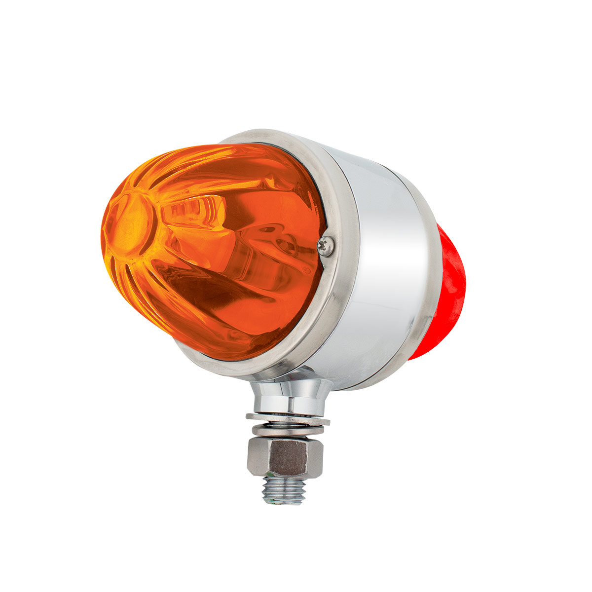 UltraBurst Chrome Double Face Glass Watermelon Light-Amber & Red LED/Amber & Red Lens - Thumbnail 2