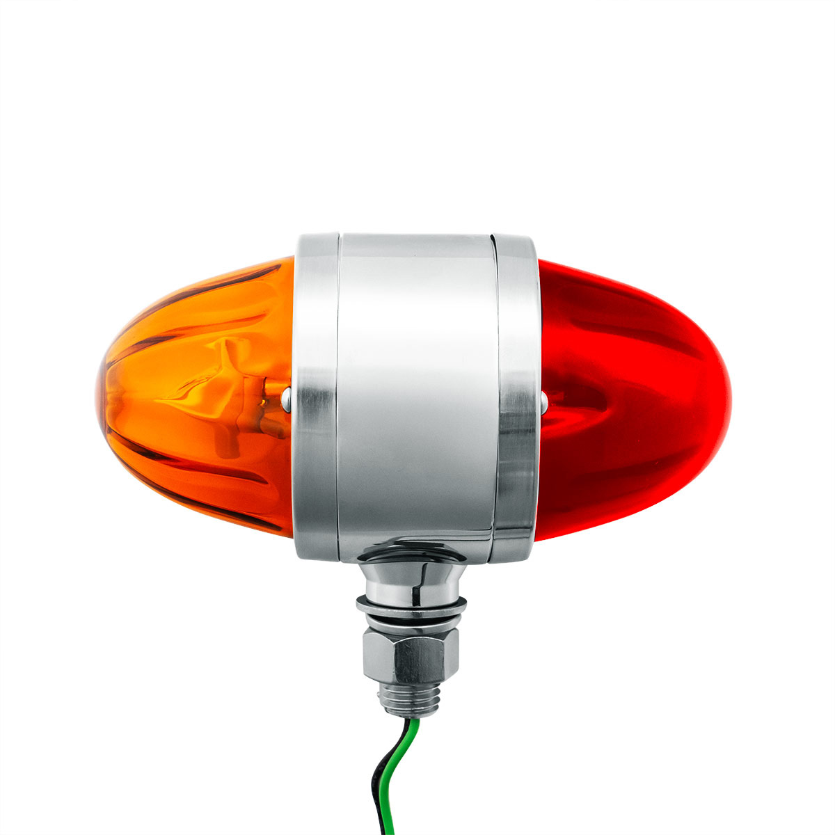 UltraBurst Chrome Double Face Glass Watermelon Light-Amber & Red LED/Amber & Red Lens - Thumbnail 10