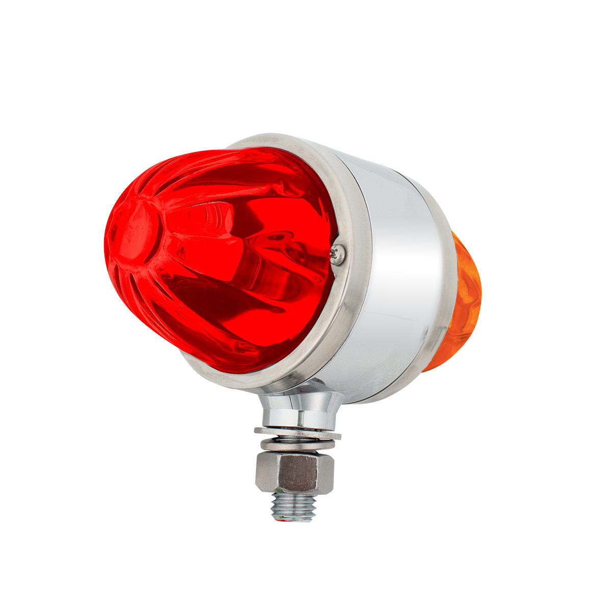 UltraBurst Chrome Double Face Glass Watermelon Light-Amber & Red LED/Dark Amber & Red Lens - Thumbnail 4