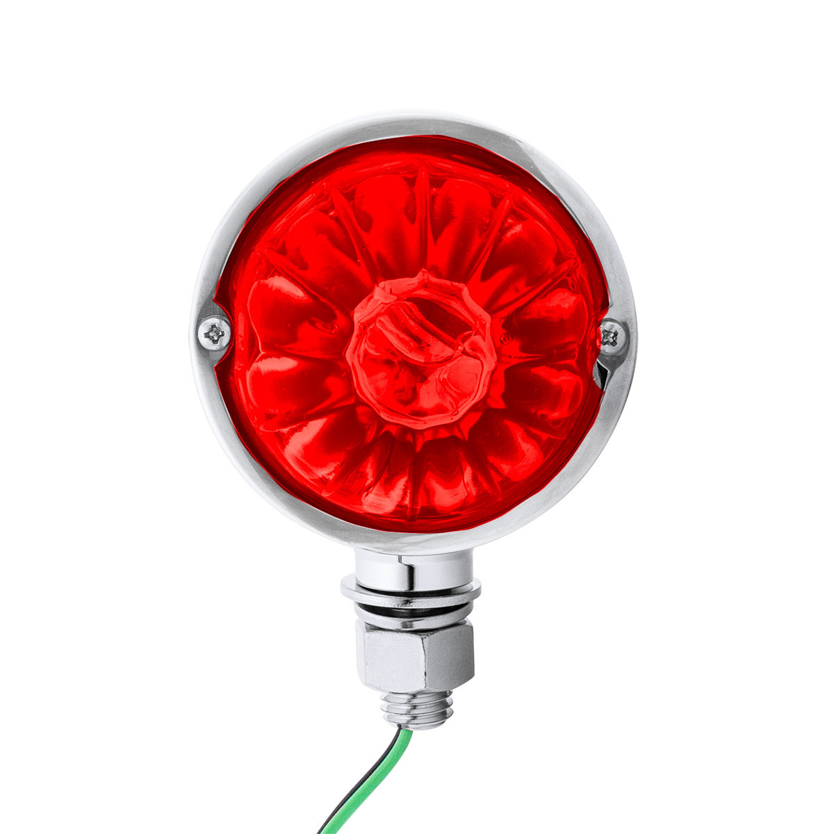 UltraBurst Chrome Double Face Glass Watermelon Light-Amber & Red LED/Dark Amber & Red Lens - Thumbnail 8