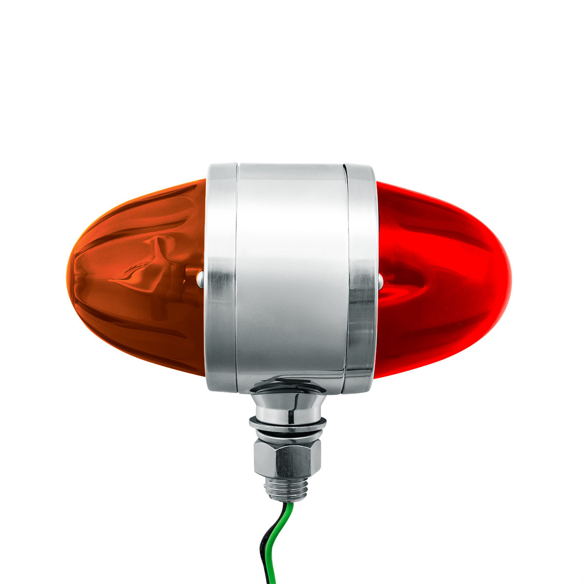 UltraBurst Chrome Double Face Glass Watermelon Light-Amber & Red LED/Dark Amber & Red Lens - Thumbnail 10