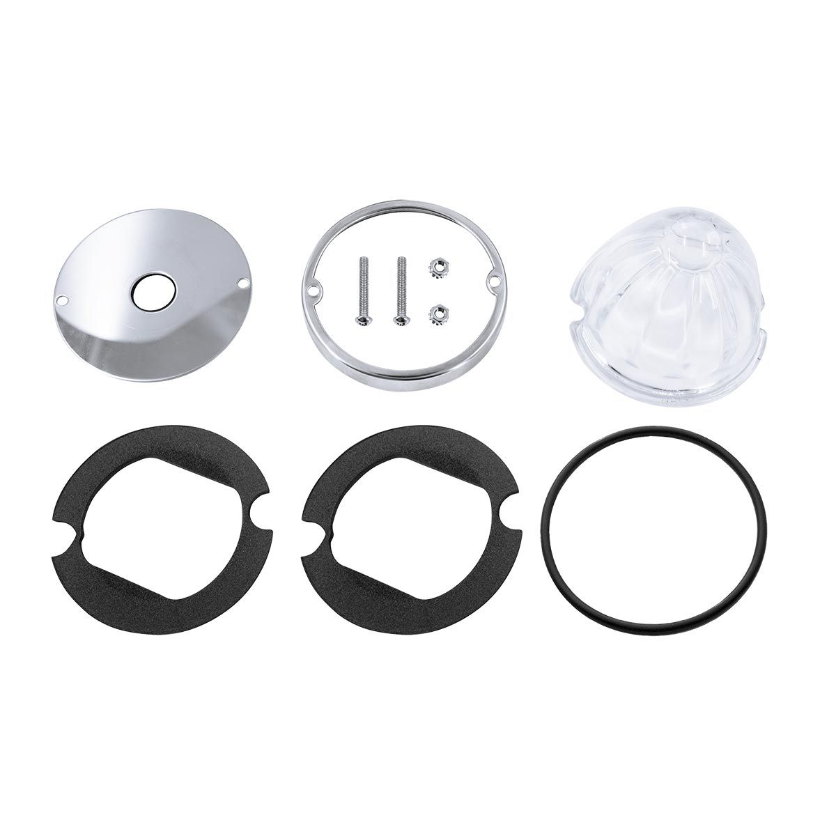 Glass Watermelon Light Kit For 3/4" Mini Light-Clear Lens