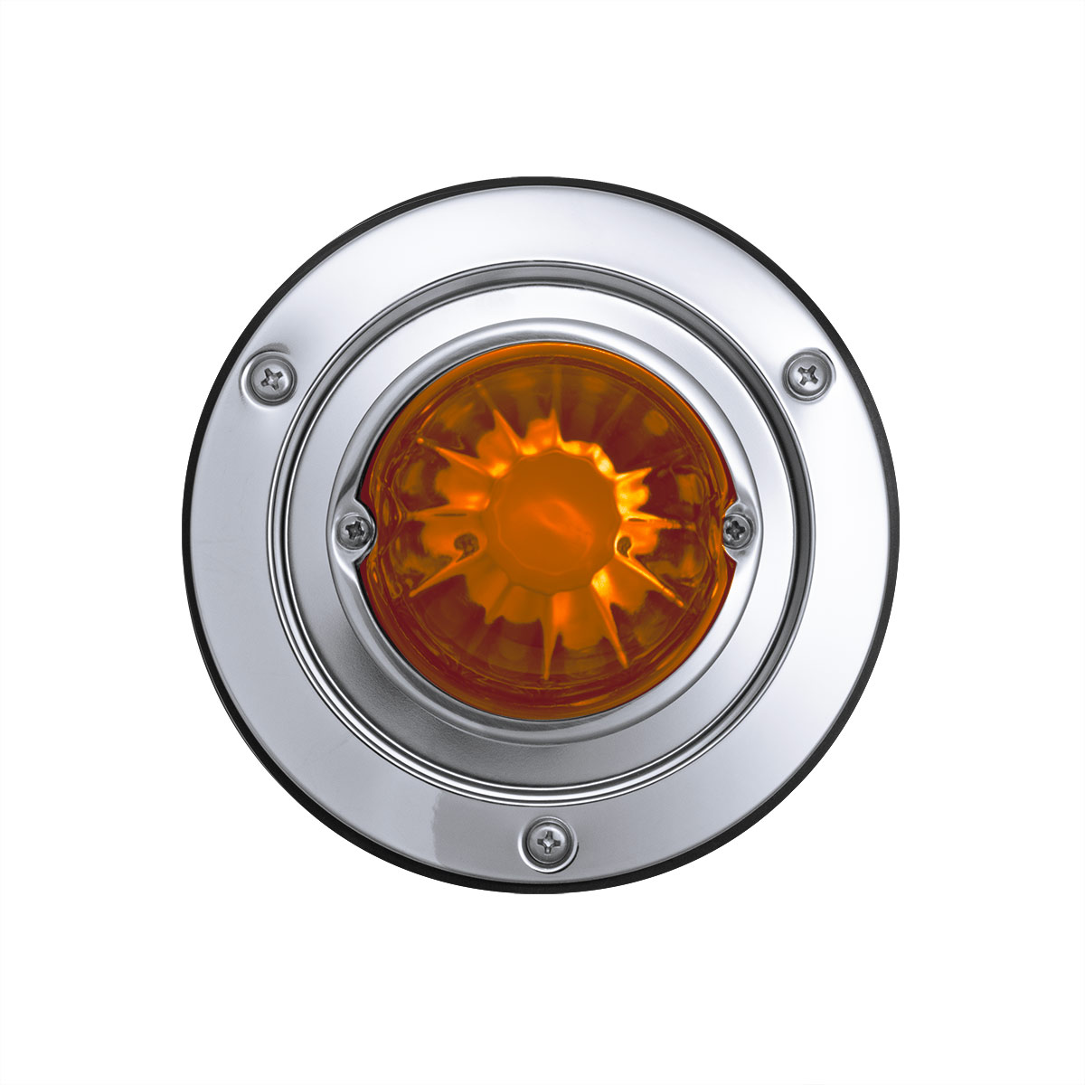 Dual Function Glass Watermelon Sleeper Bunk Kit With 304 Stainless Steel Bezel & LED Bulb-Amber Lens/Amber LED - Thumbnail 6