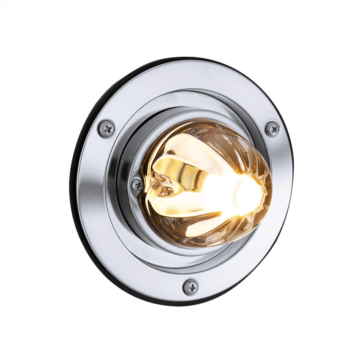 Dual Function Glass Watermelon Sleeper Bunk Kit With 304 Stainless Steel Bezel & LED Bulb-Clear Lens/Amber LED - Thumbnail 14