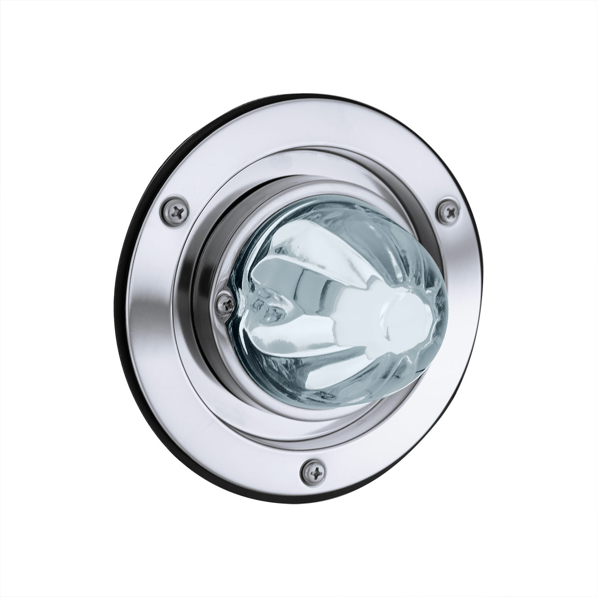 Dual Function Glass Watermelon Sleeper Bunk Kit With 304 Stainless Steel Bezel & LED Bulb-Clear Lens/White LED - Thumbnail 2