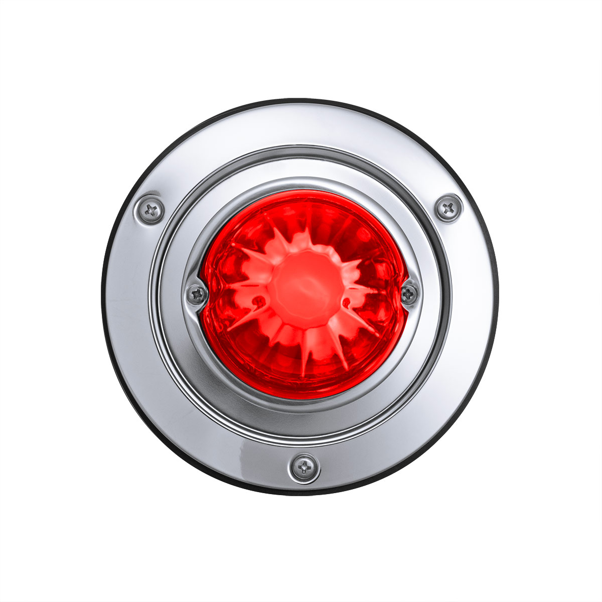 Dual Function Glass Watermelon Sleeper Bunk Kit With 304 Stainless Steel Bezel & LED Bulb-Red Lens/Red LED - Thumbnail 6