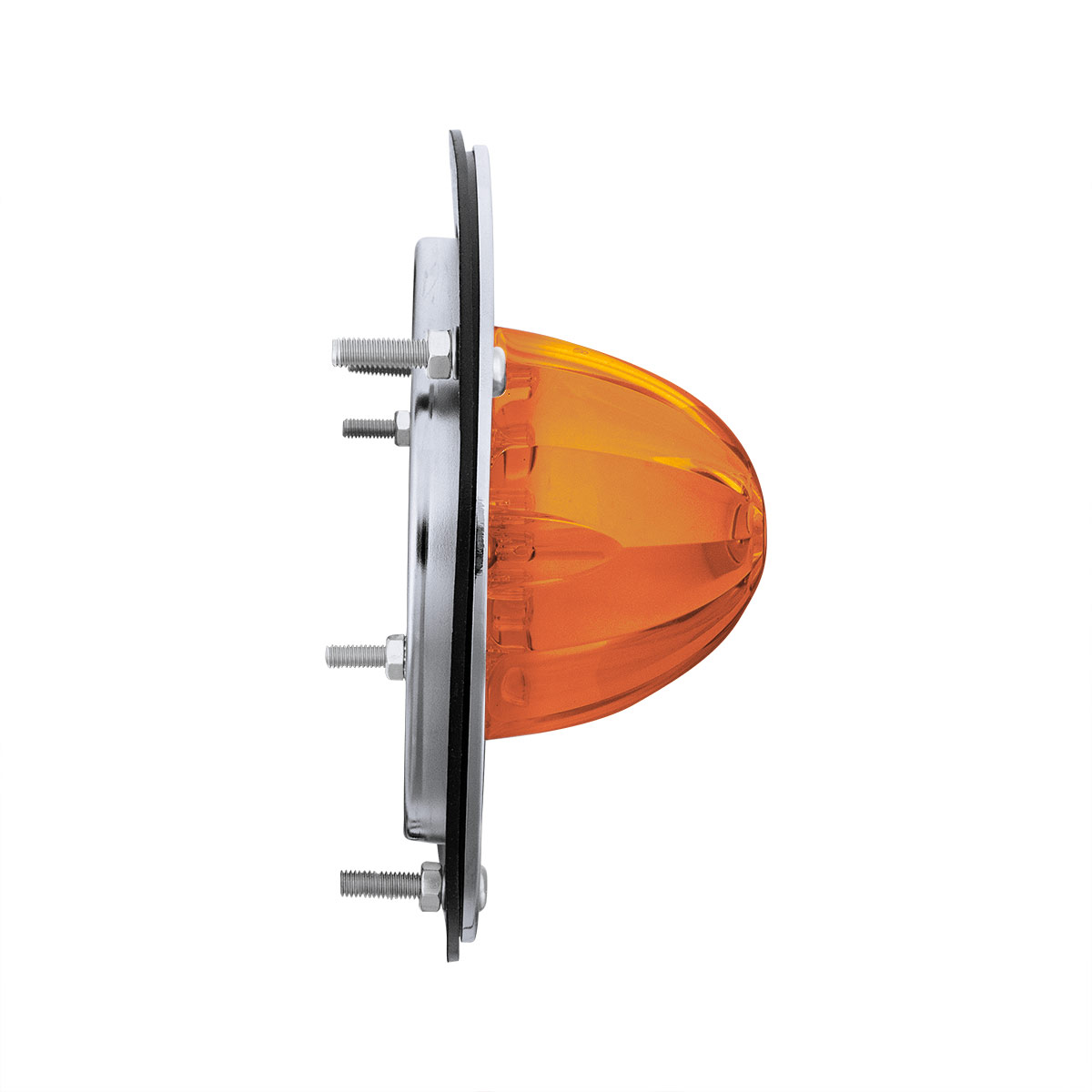 17 LED Dual Function Watermelon Light Sleeper Bunk Kit With 304 Stainless Steel Bezel-Amber LED/Amber Lens - Thumbnail 7