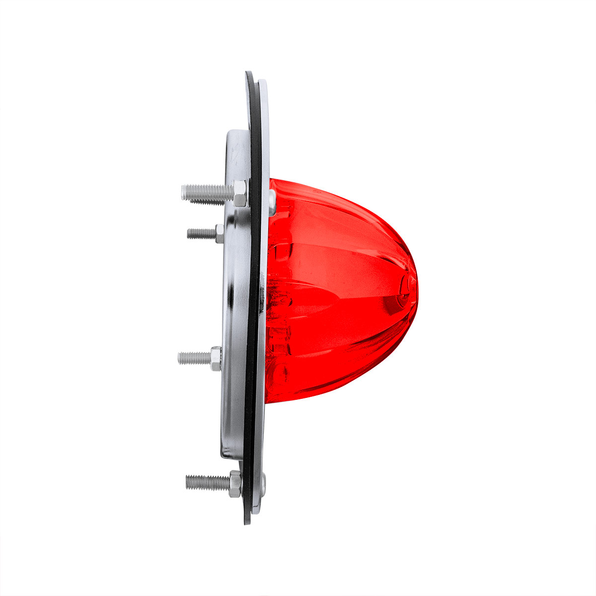 17 LED Dual Function Watermelon Light Sleeper Bunk Kit With 304 Stainless Steel Bezel-Red LED/Red Lens - Thumbnail 7