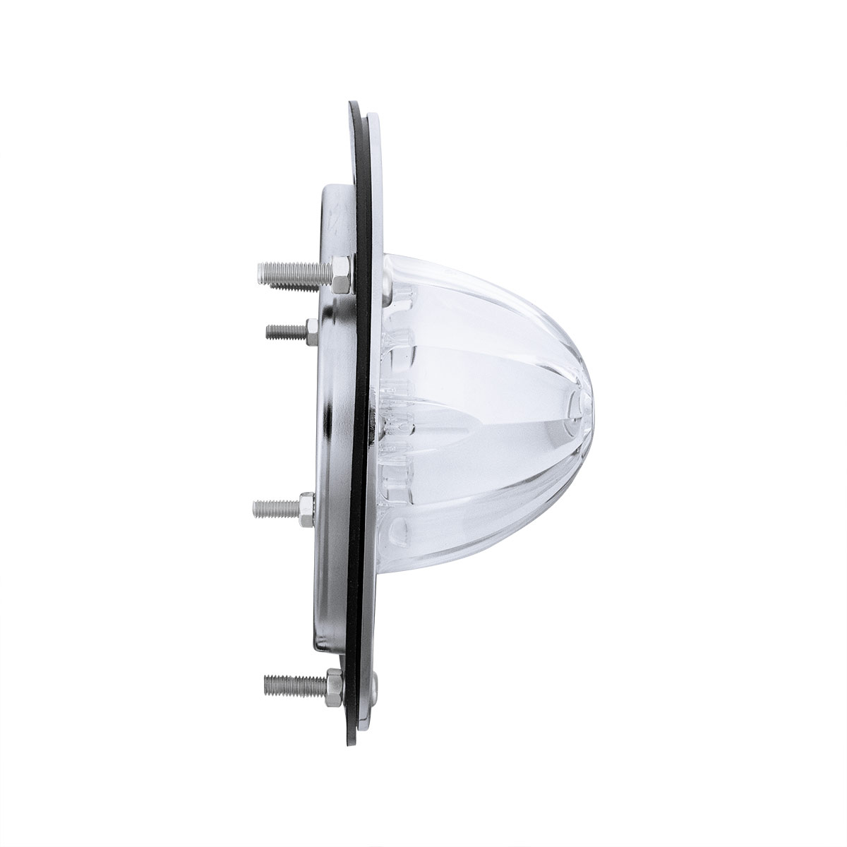 17 LED Dual Function Watermelon Sleeper Bunk Kit With 304 Stainless Steel Bezel-Amber LED/Clear Lens - Thumbnail 7