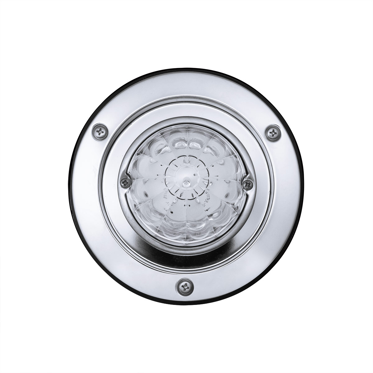 17 LED Dual Function Watermelon Light Sleeper Bunk Kit With 304 Stainless Steel Bezel-Red LED/Clear Lens - Thumbnail 6