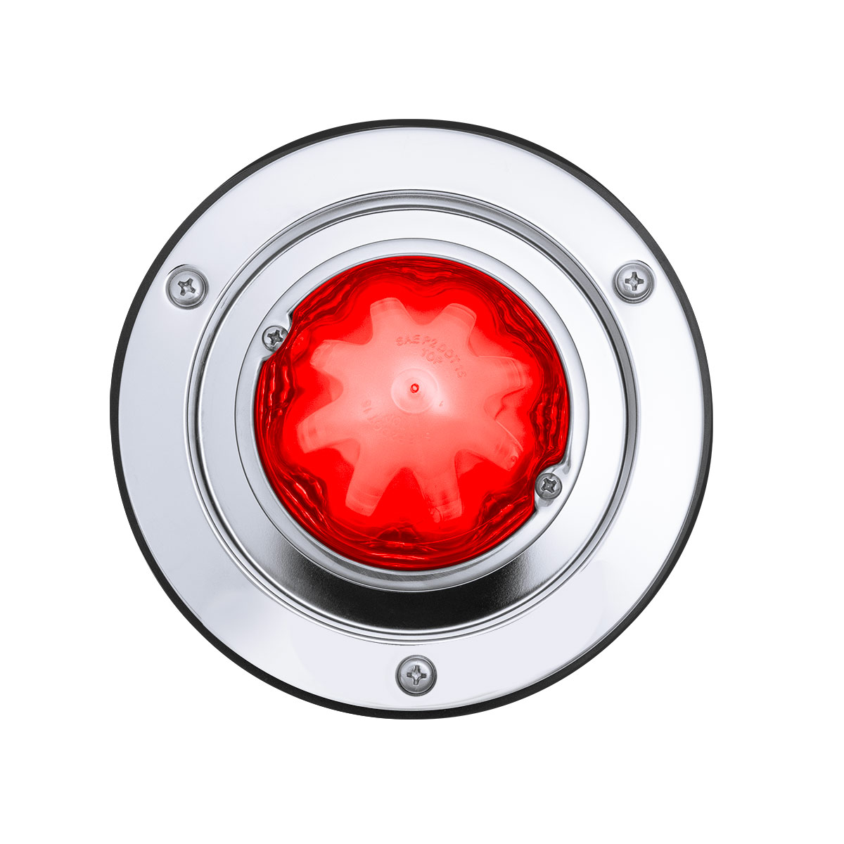 9 LED Dual Function GloLight Watermelon Sleeper Bunk Kit With 304 Stainless Steel Bezel-Red LED/Red Lens - Thumbnail 5