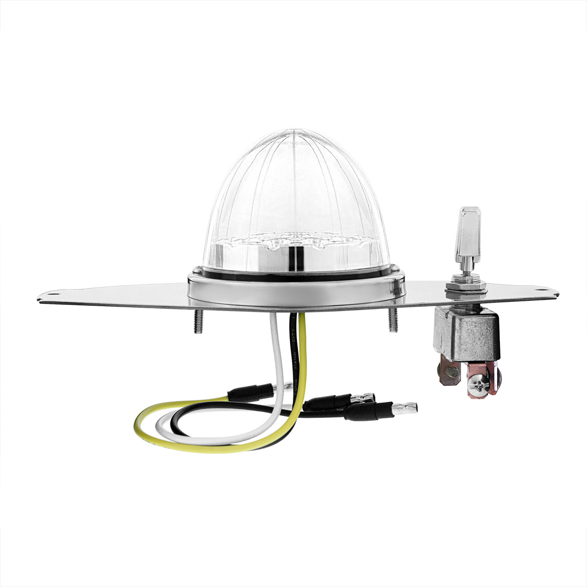 304 SS Above Door Dome Light Kit W/ 17 LED Double Fury Watermelon For 2008-2017 FL Cascadia-Red & Green LED - Thumbnail 9